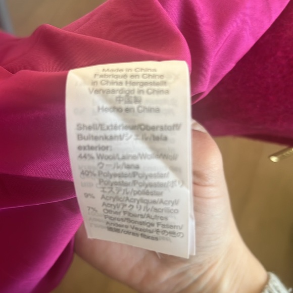 J Crew pink wool blend coat - Picture 4 of 4